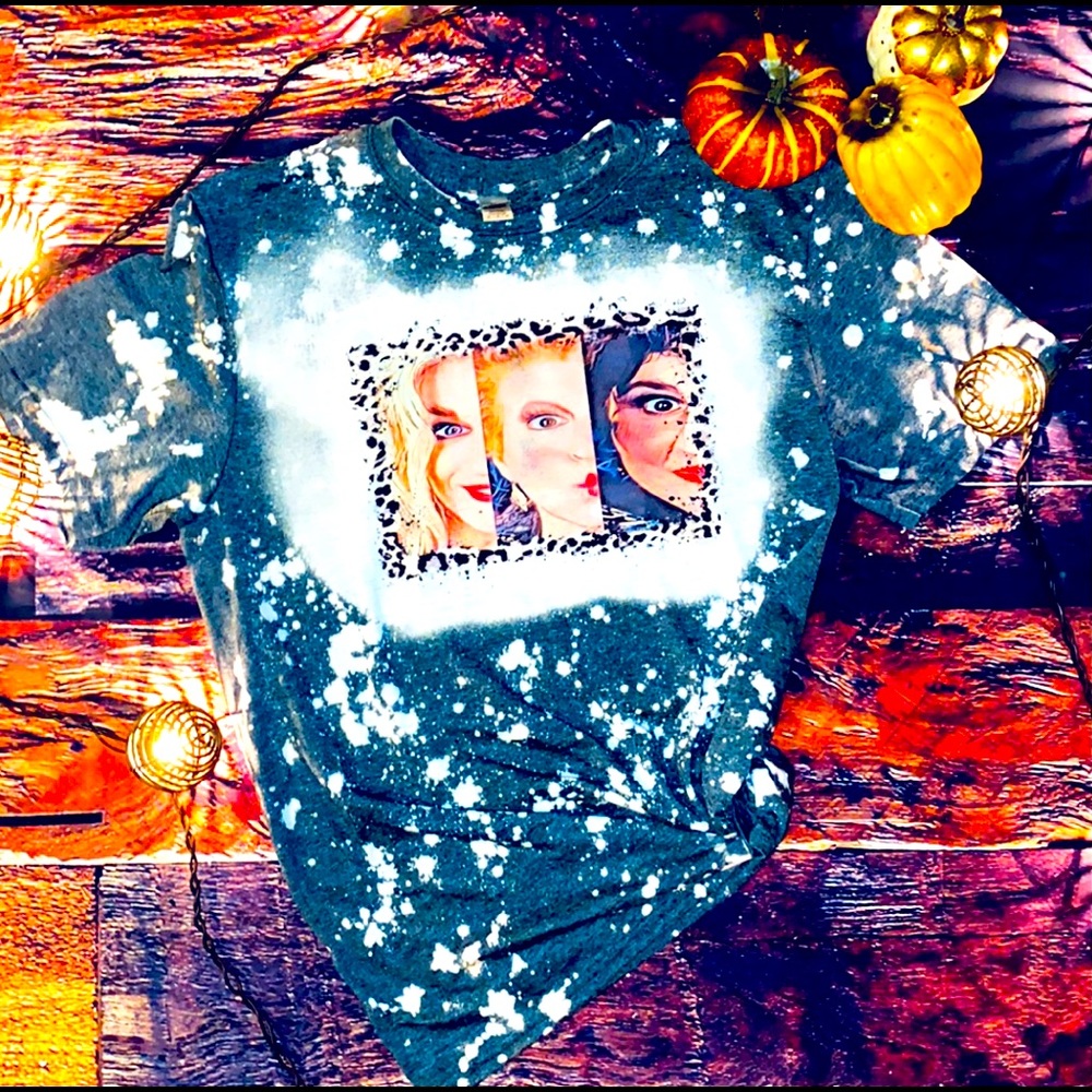 Hocus Pocus Bleached Tees